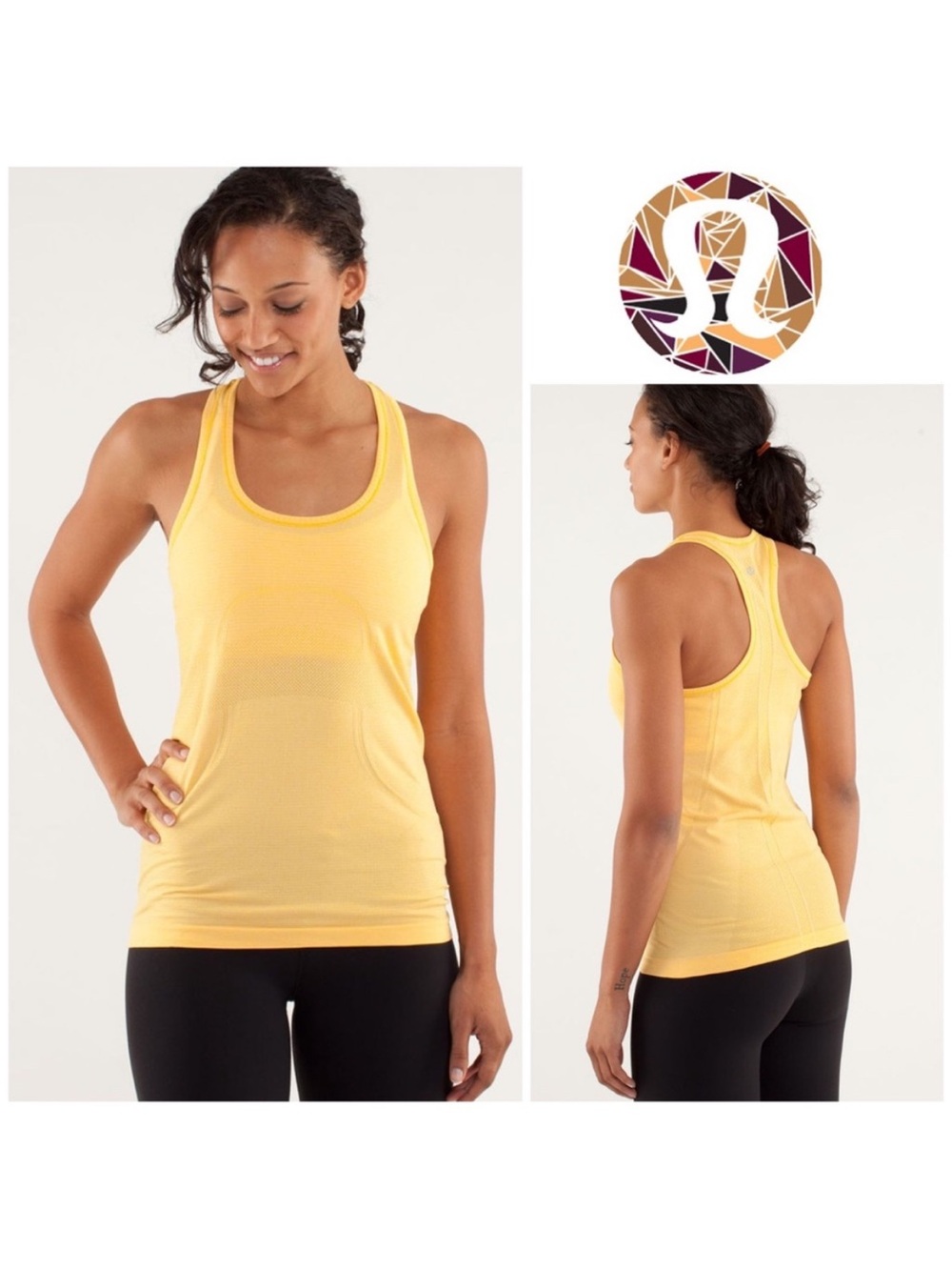 lululemon athletica Sunny Yellow Racerback Tank